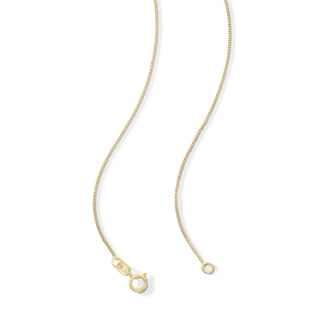 Main Image 3 of 0.55mm Box Chain Necklace in Solid 10K Gold - 20"