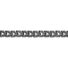 Thumbnail Image 2 of 12.0mm Antique-Finish Link Chain Bracelet in Solid Stainless Steel with Black Ion Plate - 8.5"