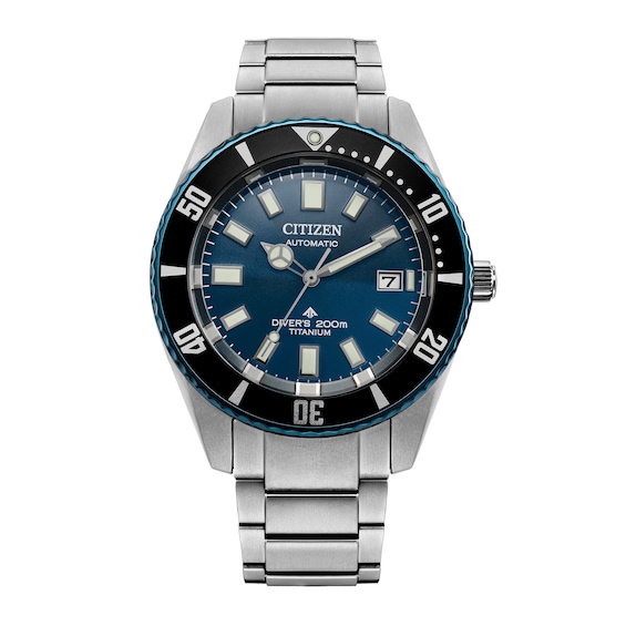Limited Edition Citizen Promaster Fujitsubo Dive Super Titaniumâ¢ Automatic Watch with Blue Dial (Model: Nb6026-56L)