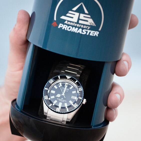 Limited Edition Citizen Promaster Fujitsubo Dive Super Titaniumâ¢ Automatic Watch with Blue Dial (Model: Nb6026-56L)