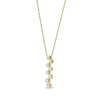 Thumbnail Image 2 of 1/5 CT. T.W. Certified Lab-Grown Diamond Bezel-Set Zig-Zag Drop Pendant in 10K Gold (F/SI2)