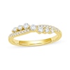 Thumbnail Image 1 of 1/3 CT. T.W. Certified Lab-Grown Diamond Crossover Ring in 10K Gold (F/SI2)