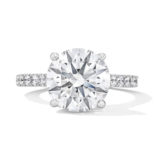 4-1/2 CT. T.w. Certified Lab-Grown Diamond Hidden Frame Engagement Ring in 14K White Gold (F/Vs2)