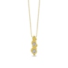 Thumbnail Image 4 of 1/3 CT. T.W. Certified Lab-Grown Diamond Graduated Trio Swirl Pendant in 10K Gold (F/SI2)