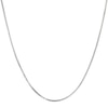 Thumbnail Image 1 of 1.3mm Diamond-Cut Box Chain Necklace in Solid Sterling Silver - 18"