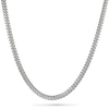 Thumbnail Image 1 of 3.5mm Diamond-Cut Miami Cuban Curb Chain Necklace in Solid Sterling Silver - 22"
