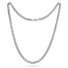Thumbnail Image 2 of 3.5mm Diamond-Cut Miami Cuban Curb Chain Necklace in Solid Sterling Silver - 22"