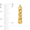 Thumbnail Image 2 of 28.0mm Rope Twist Hoop Earrings in Hollow 10K Gold