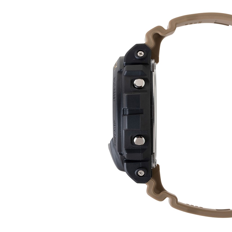 Main Image 3 of Men’s Casio G-Shock Digital Tan Resin Strap Watch with Black Dial (Model: DW6900TU-1A5)