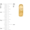 Thumbnail Image 2 of 16.75mm Diamond-Cut Hoop Earrings in Semi-Solid 10K Gold