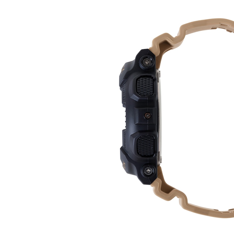 Main Image 3 of Men’s Casio G-Shock Analog-Digital Tan Resin Strap Watch with Black Dial (Model: GA110TU-1A5)