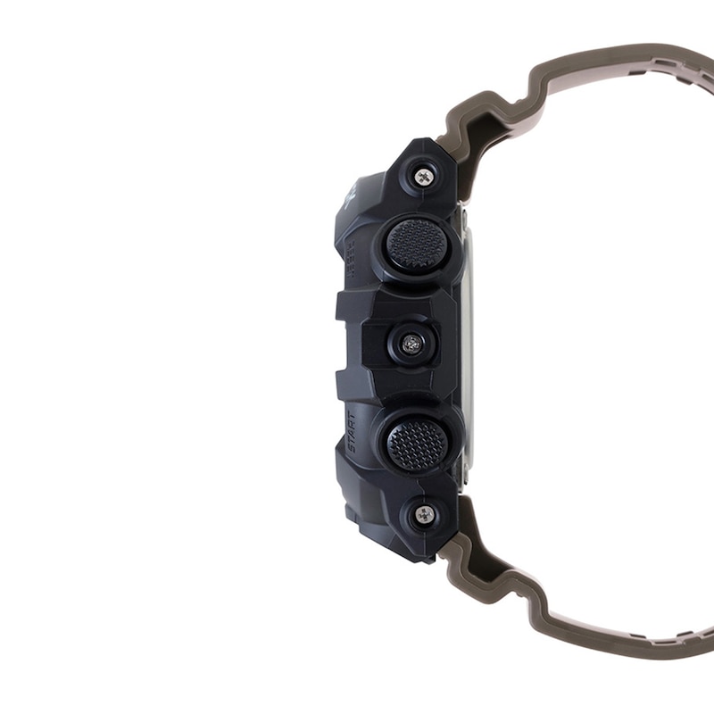 Main Image 3 of Men's Casio G-Shock Analog-Digital Brown Resin Strap Watch with Black Dial (Model: GA710TU-1A3)