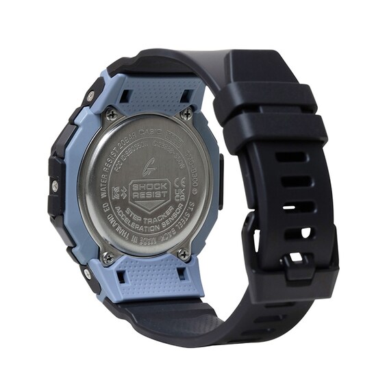Ladiesâ Casio G-Shock Digital Step-Counter Black Resin Strap Watch with Black Dial (Model: Gmdb300-1)