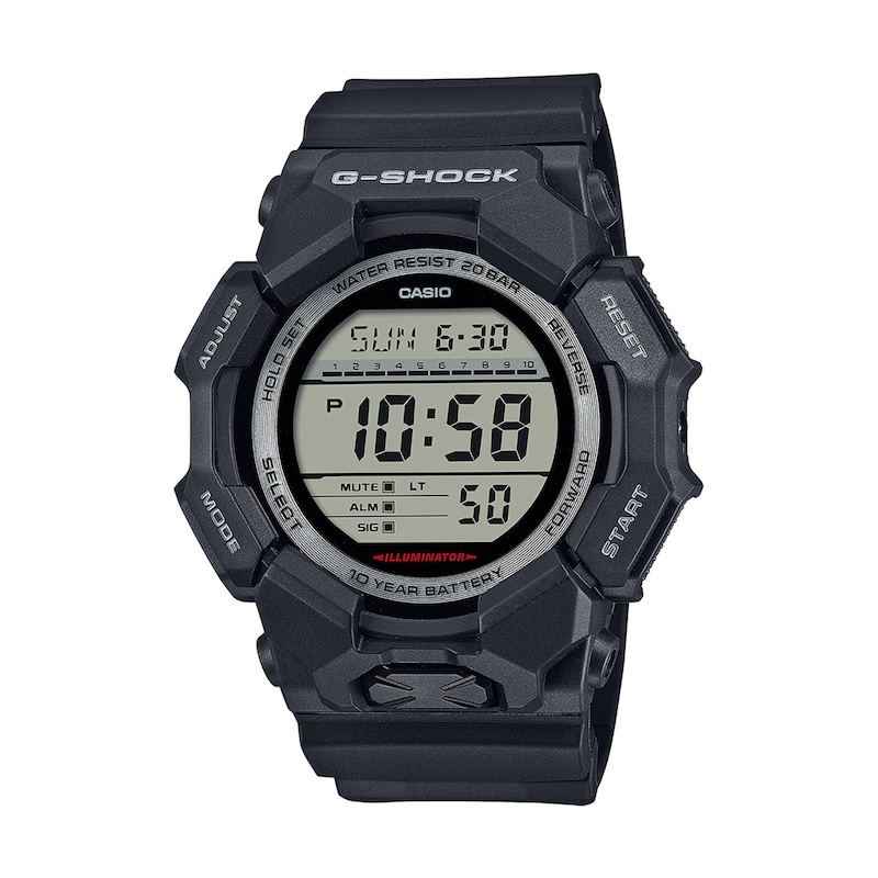 Main Image 1 of Men’s Casio G-Shock Long-Life Digital Black Bio-Based Resin Strap Watch (Model: GD010-1)