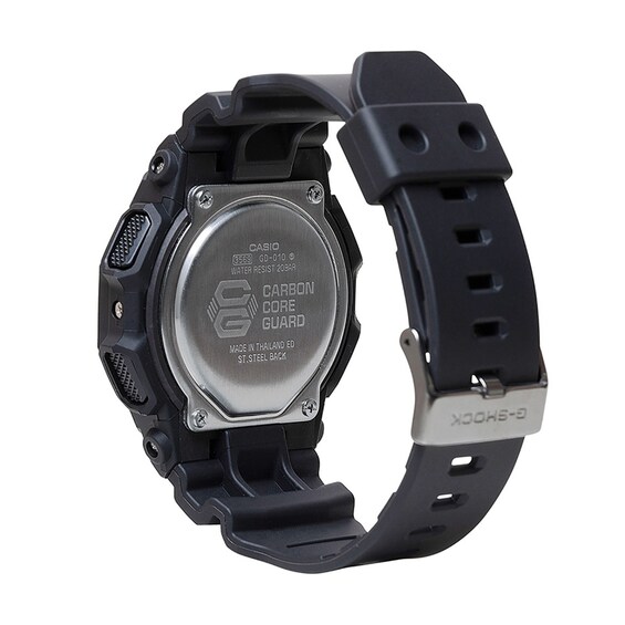 Menâs Casio G-Shock Long-Life Digital Black Bio-Based Resin Strap Watch (Model: Gd010-1)