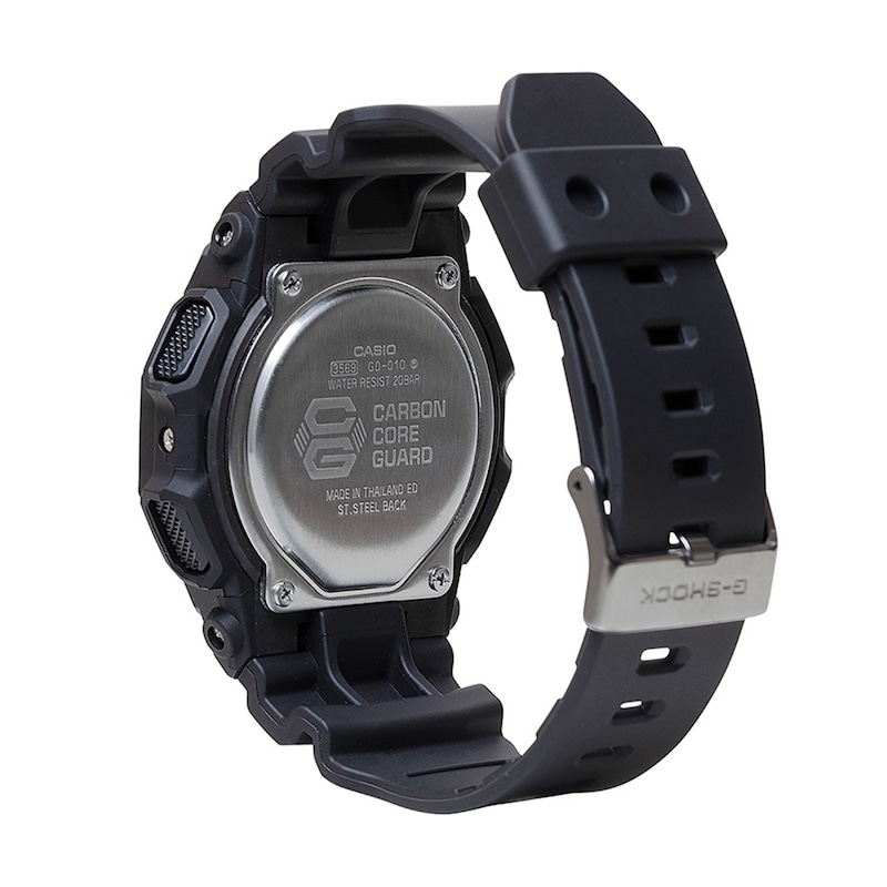 Main Image 2 of Men’s Casio G-Shock Long-Life Digital Black Bio-Based Resin Strap Watch (Model: GD010-1)