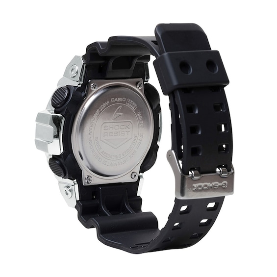 Menâs Casio G-Shock Metal-Covered Analog-Digital Watch with Silver-Tone Dial (Model: Gm700-1A)