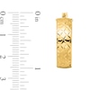 Thumbnail Image 2 of 24.32mm Textured Pattern Hoop Earrings in Solid 14K Gold