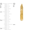 Thumbnail Image 2 of 19.0mm Mesh Tube Hoop Earrings in Hollow 14K Gold
