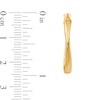 Thumbnail Image 2 of 24.0mm Twist Hoop Earrings in Hollow 14K Gold