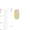 Thumbnail Image 3 of 3/4 CT. T.W. Lab-Grown Diamond Four Stone Hoop Earrings in 10K Gold (F/SI2)