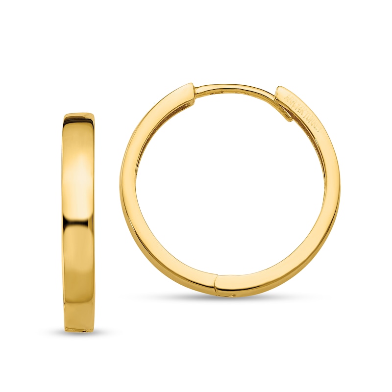 Main Image 1 of 18.0mm Hoop Earrings in Solid 14K Gold