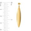 Thumbnail Image 2 of Marquise Dangle Drop Earrings in Hollow 14K Gold