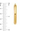 Thumbnail Image 2 of 40.5mm Tube Hoop Earrings in Hollow 14K Gold