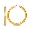 Thumbnail Image 1 of 53.0mm Tube Hoop Earrings in Hollow 14K Gold