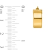 Thumbnail Image 2 of 15.6mm Square Tube Hoop Earrings in Hollow 14K Gold