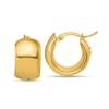 Thumbnail Image 1 of 15.5mm Huggie Hoop Earrings in Hollow 14K Gold