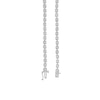 Thumbnail Image 2 of 1/2 CT. T.W. Diamond Oval Link Tennis Bracelet in Sterling Silver