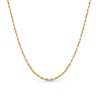 Thumbnail Image 1 of 3.0mm Diamond-Cut Glitter Rope Chain Necklace in Solid 10K Gold - 22”