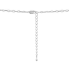 Thumbnail Image 3 of Emerald-Cut White Lab-Created Sapphire and Freshwater Cultured Pearl Lariat Necklace in Sterling Silver - 19"