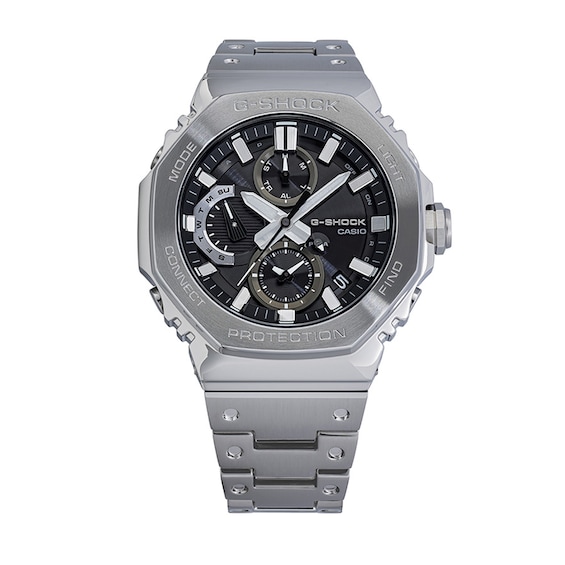 Men's Casio G-Shock Solar-Powered Watch with Black Dial (Model: Gmcb2100D1A)