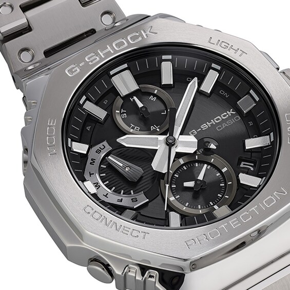 Men's Casio G-Shock Solar-Powered Watch with Black Dial (Model: Gmcb2100D1A)