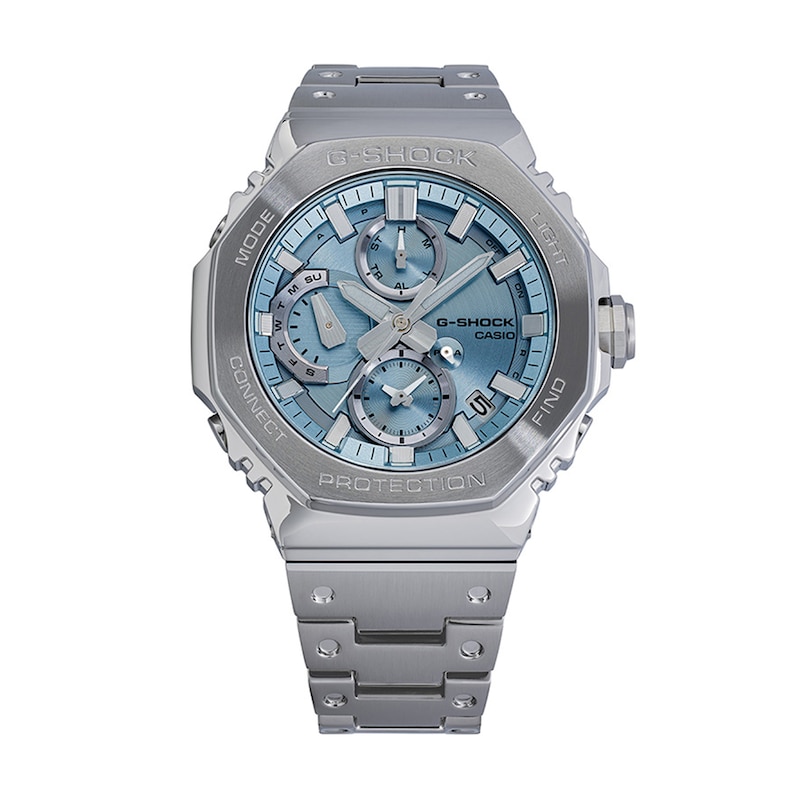 Main Image 1 of Men's Casio G-Shock Solar-Powered Watch with Blue Dial (Model: GMCB2100AD2A)