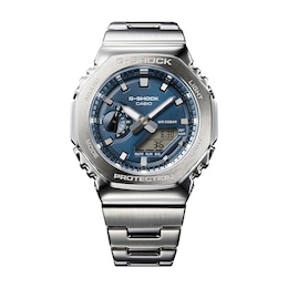 Men's Casio G-Shock Analog Digital Watch with Blue Dial (Model: GM2110D-2B)