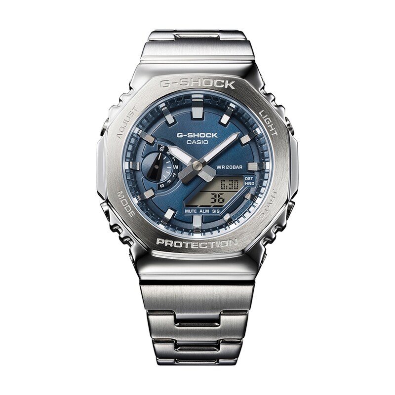 Main Image 1 of Men's Casio G-Shock Analog Digital Watch with Blue Dial (Model: GM2110D-2B)