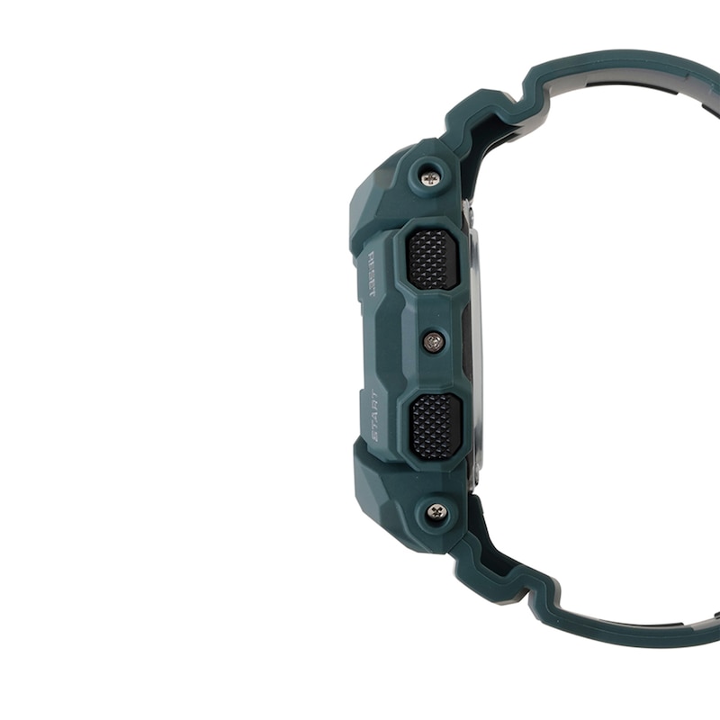 Main Image 3 of Men's Casio G-Shock Analog Digital Green Resin Strap Watch with Black Dial (Model: GA010-2A)