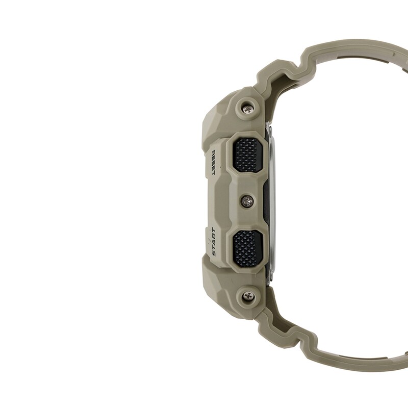 Main Image 3 of Men's Casio G-Shock Analog Digital Tan Resin Strap Watch with Black Dial (Model: GA010-5A)