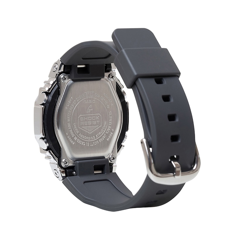 Main Image 2 of Ladies' Casio G-Shock Analog Digital Black Resin Strap Watch with Green Dial (Model: GMS2110-3A)