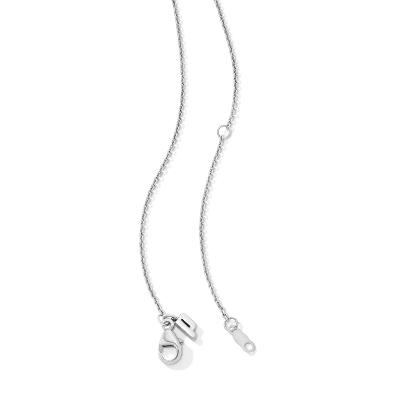 Main Image 2 of Zales x Prince 1/2 CT. T.W. Diamond Tennis Ball Necklace in Sterling Silver and 18K Gold Plate
