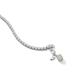 Thumbnail Image 2 of Zales x Prince 2-1/4 CT. T.W. Certified Lab-Grown Diamond Charm Tennis Bracelet in 14K White Gold (F/SI2) - 7.0"