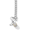 Thumbnail Image 4 of Zales x Prince 2-1/2 CT. T.W. Certified Lab-Grown Diamond Charm Tennis Bracelet in 14K White Gold (F/SI2) - 8.0"