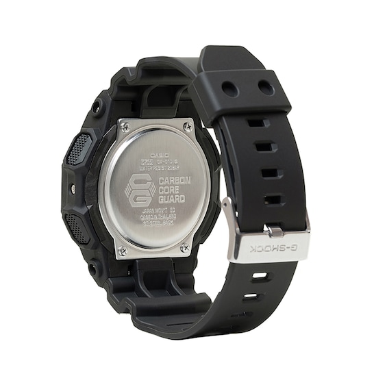 Men's Casio G-Shock Analog Digital Black Resin Strap Watch with Black Dial (Model: Ga010-1A)