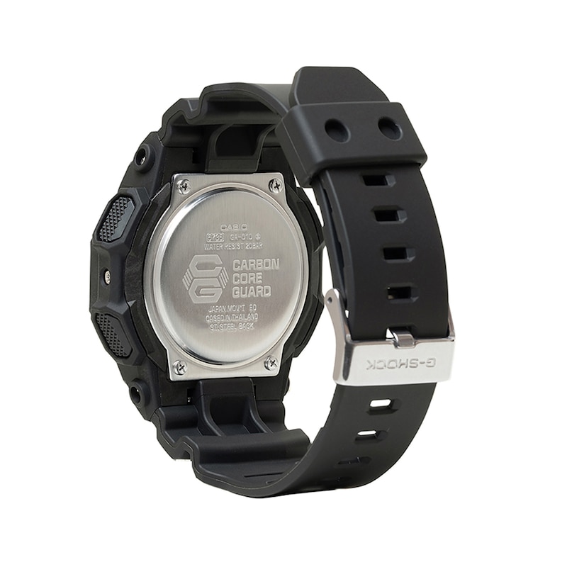 Main Image 2 of Men's Casio G-Shock Analog Digital Black Resin Strap Watch with Black Dial (Model: GA010-1A)