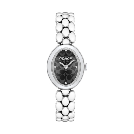Ladiesâ Coach Sammy Watch with Oval Black Oval Dial (Model: 14504420)