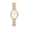 Thumbnail Image 1 of Ladies’ Coach Sammy Rose-Tone IP Watch with Oval White Dial (Model: 14504418)