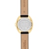 Thumbnail Image 3 of Ladies’ Coach Sammy Gold-Tone IP Black Leather Strap Watch with Black Oval Dial (Model: 14504421)